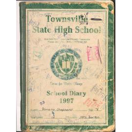 Townsville State High School, school diary of Romana Shepherd, 1997