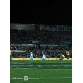 Indian Cultural Society dancers performing prior to an NQ Cowboys match, Townsville, August 2007
