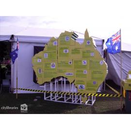 Jigsaw installation at Cultural Fest, Strand Park, Townsville, August 2007