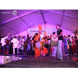 Indian Bollywood performers at Cultural Fest, Strand Park, Townsville, August 2007