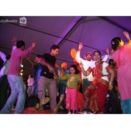 Audience members dancing at Cultural Fest, Strand Park, Townsville, August 2007