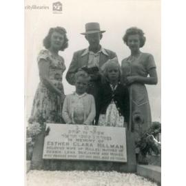 The Grave and headstone of Esther Clara Hillman, Rookwook Cemetery, Sydney, n.d