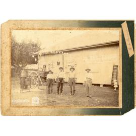 Hillman's acetylene gas generator, Townsville, ca. 1900