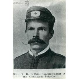 Mr. G. R. King, Superintendent of the Ambulance Brigade, 1905