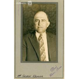 Mr George Keyatta, Alderman, Townsville City Council, ca. 1930
