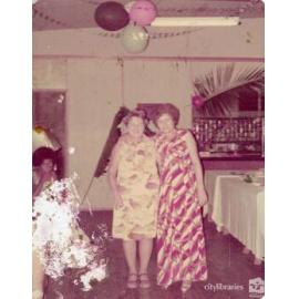 Staff members of Carramar Children's Home at a party, Townsville, ca. 1975