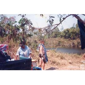 Two staff members of Carramar Children's Home by the river, Townsville, ca. 1990
