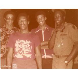Four staff from Carramar Children's Home at an Easter Party, 17 March 1970