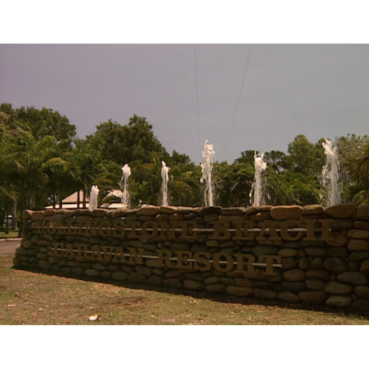 Stock footage: Rollingstone Caravan Park