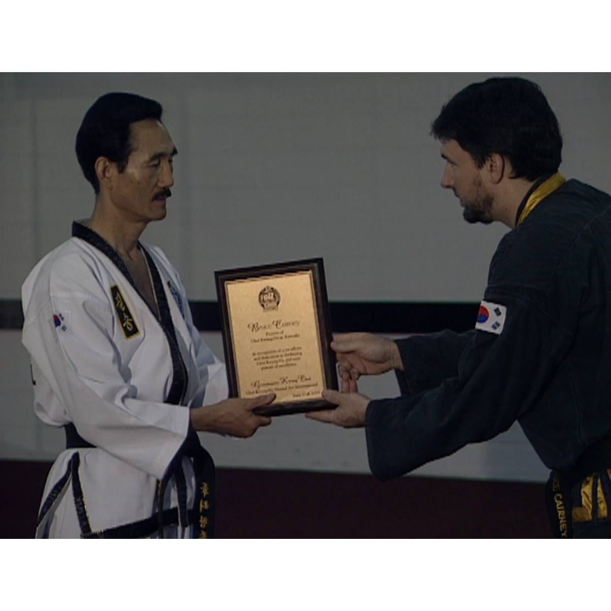 Stock footage: Choi Kwang Do martial arts school