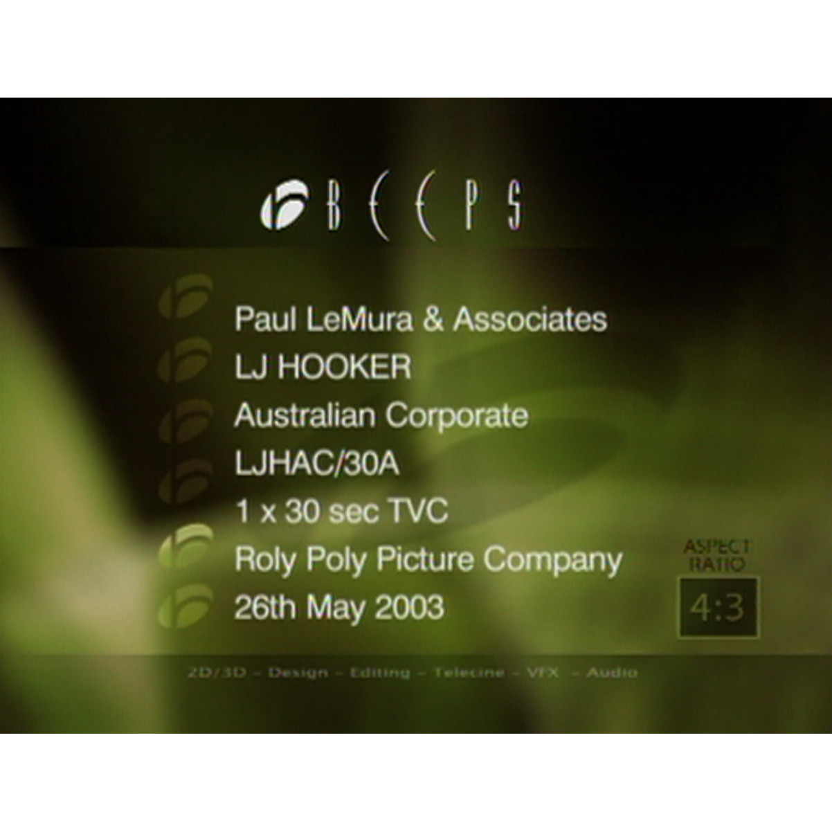 LJ Hooker advertisement