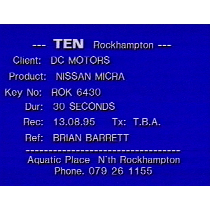 D.C. Motors advertisement