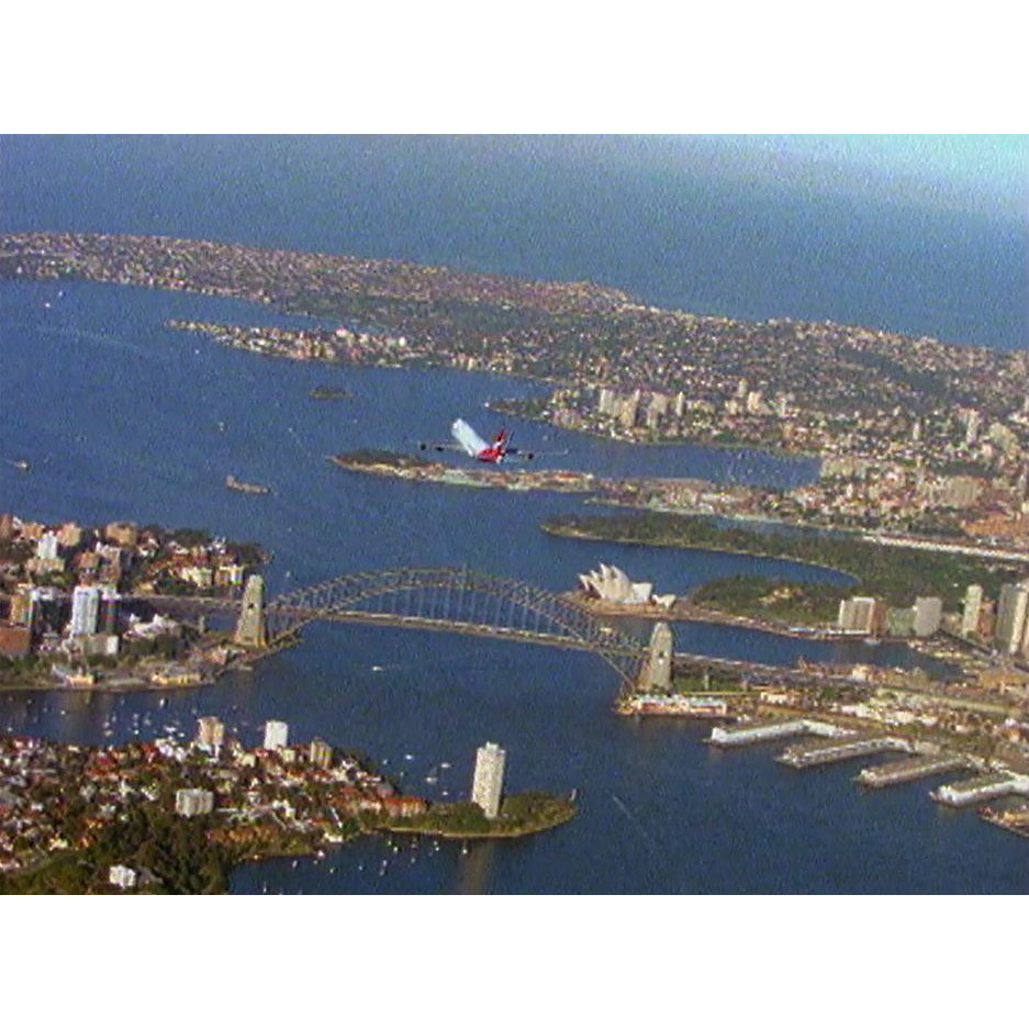 Qantas aircraft footage