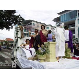 Townsville Greek Community in the Tropigo Carnival parade at Cultural Fest, The Strand, Townsville, 18 August 2007