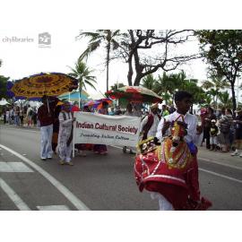Indian Cultural Society in the Tropigo Carnival parade at Cultural Fest, The Strand, Townsville, 18 August 2007