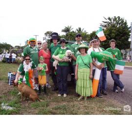 North Queensland Irish Associaiton before the Tropigo Carnival parade at Cultural Fest, The Strand, Townsville, 18 August 2007
