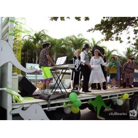 Performers in the Tropigo Carnival parade at Cultural Fest, The Strand, Townsville, 18 August 2007