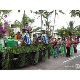 Performers in the Tropigo Carnival parade at Cultural Fest, The Strand, Townsville, 18 August 2007