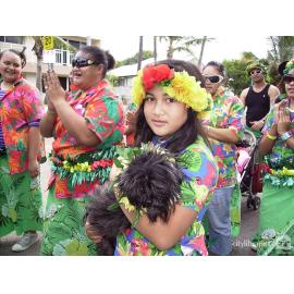 Tokelau Cultural Society Group in the Tropigo Carnival parade at Cultural Fest, The Strand, Townsville, 18 August 2007
