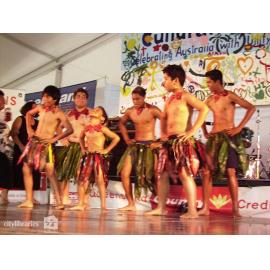 Performers in the Cultural Fest, Strand Park, Townsville, 18 August 2007