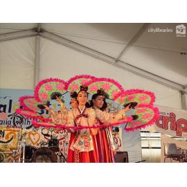 Perfomers from Suwon City, Korea at Cultural Fest, Strand Park, Townsville, 18 August 2007