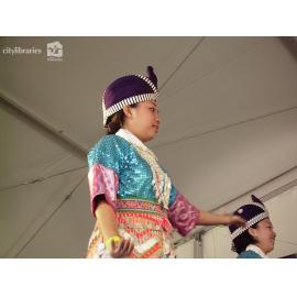 Qld Hmong Dancers at Cultural Fest, Strand Park, Townsville, 19 August 2007