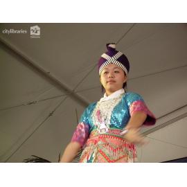 Qld Hmong Dancers at Cultural Fest, Strand Park, Townsville, 19 August 2007