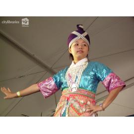 Qld Hmong Dancers at Cultural Fest, Strand Park, Townsville, 19 August 2007