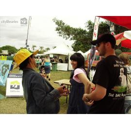 Members of the public entering Cultural Fest, Strand Park, Townsville, 19 August 2007