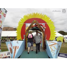 Entrance to Cultural Fest, Strand Park, Townsville, 19 August 2007