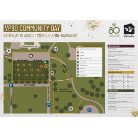 VP80 community day military displays map, Townsville, 16 August 2025
