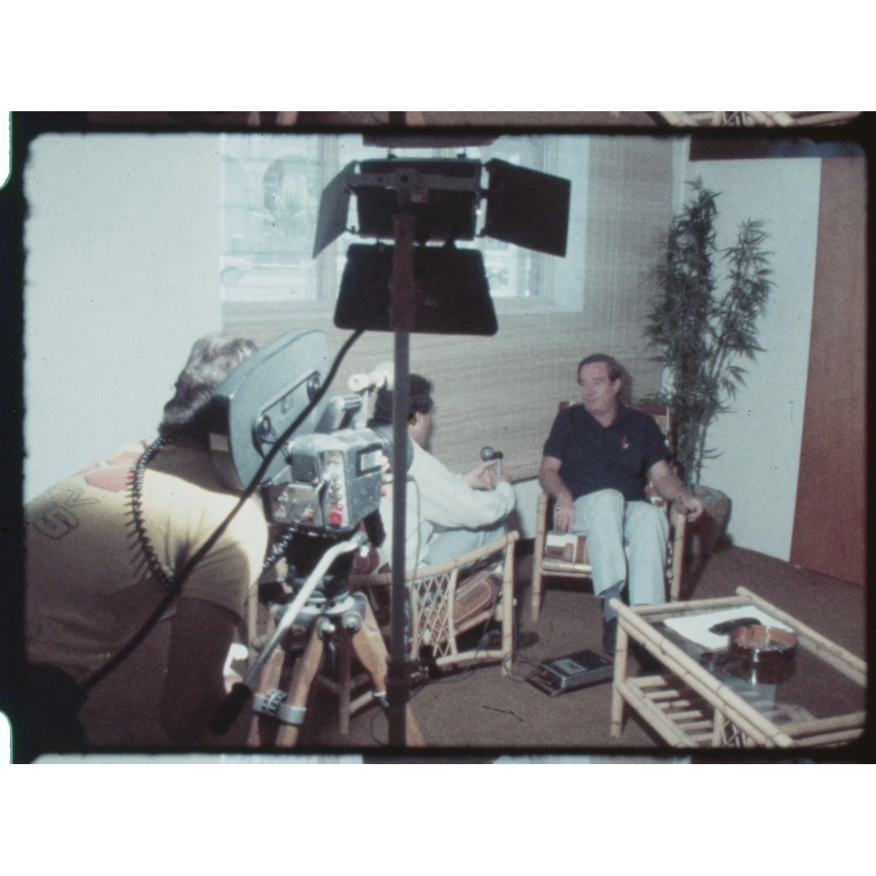 Interview behind the scenes