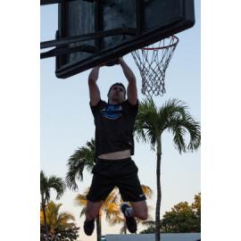 Dunk show at FIBA 3x3 2025 Quest Tour, the Strand, Townsville, 2 August 2025