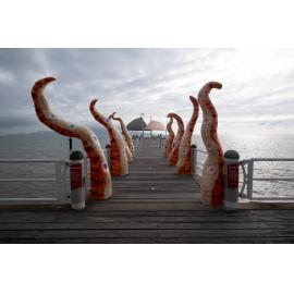 Art display at Ephemera 2025, the Strand, Townsville, 25 July 2025