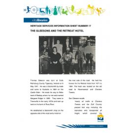 The Gleeson's and the Retreat hotel