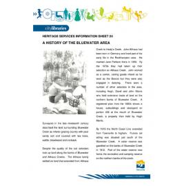 A history of the Bluewater area