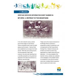 Mt Spec: a retreat in the mountains