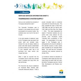 Thuringowa's water supply