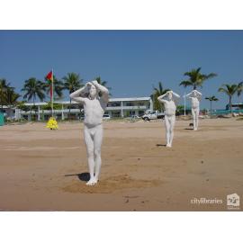 "Searching for Harold" public art installation by Jane Hawkins & Steph Rogerson, Strand Ephemera, Townsville, 2001