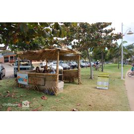 "Ephemera Hut" information stall, Strand Ephemera, Townsville, 2005