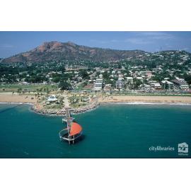 Aerial view of The Strand Jetty and Castle Hill, Townsville, [2006]