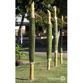 "Four Wind Brothers" public art installation by Francis Wapau, Strand Ephemera, Townsville, 2005