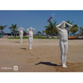 "Searching for Harold" public art installation by Jane Hawkins & Steph Rogerson, Strand Ephemera, Townsville, 2001