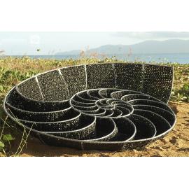 "Nautilus" public art installation by Gabriella Hegyes, Strand Ephemera, Townsville, 2005