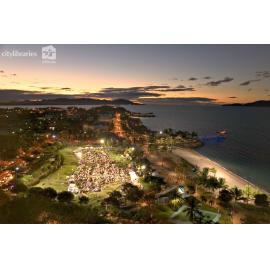 Aerial view of The Strand night markets, Strand Park, Townsville, [2006]