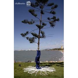 "Environmentally Friendly Water Feature II" public art installation by Kerry Robertson, Strand Ephemera, Townsville, 2005