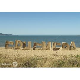 "Ephemera in the Sands of Time" public art installation by Jan Hynes, Strand Ephemera, Townsville, 2005