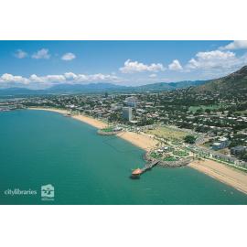 Aerial view of The Strand and Strand Jetty, Townsville, [2003]