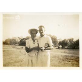 Pat McCarthy and Norman Dearness, Townsville, 16 February 1946