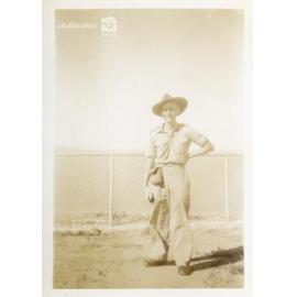 Ron Munro on Castle Hill, Townsville, 17 February 1946